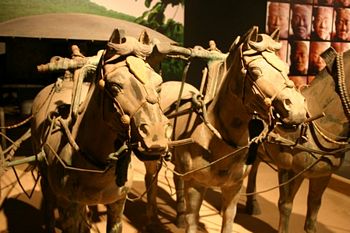 Bronze chariot from Qin Shi Huangdi's Tomb
