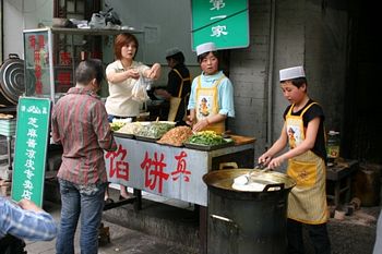 Open street markets exist in every Chinese city.
