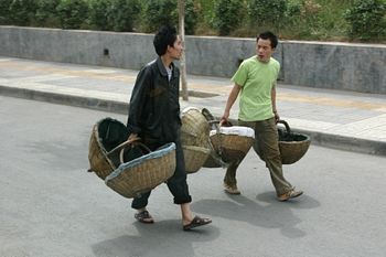 On their way to the Herbal Market