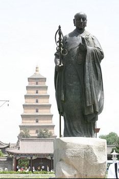 Statue of Buddha outside the Temple grounds