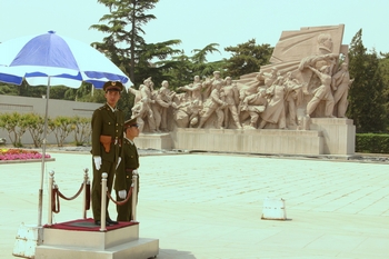 Guard in front of Mao's Mausoleum