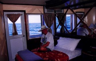 Bob in our cabin