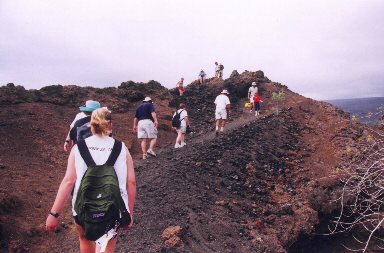 summit of volcano