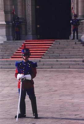 Palace guard in Lima