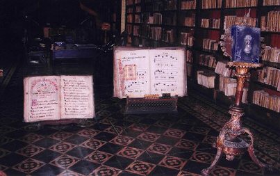 Library in monastery