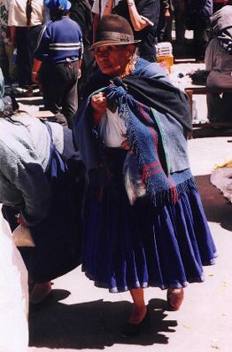 Hat in the market in Equador