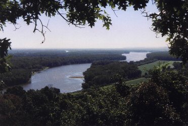 River valley south of Hannibal